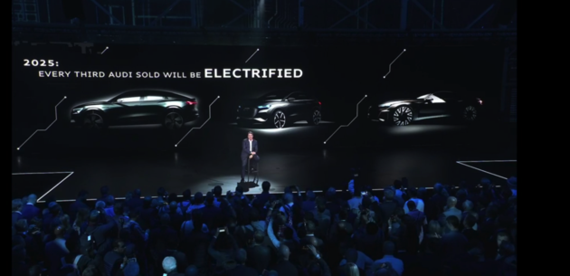 新车，奥迪新车规划,奥迪发力新能源，奥迪将推多款e-tron车型